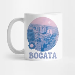 Pink Flower Power Funky Bogata Columbia Mug